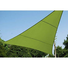 Tenda da sole triangolare 3x3x3 m in tessuto impermeabile - Colore: VERDE