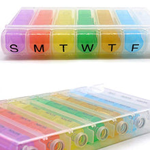 Contenitore porta pillole rimovibile portatile organizer contiene promemoria pillole