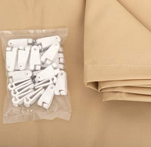 Windhager Tenda Vela Parasole per tendicorda, Protezione Solare, pergola o Giardino d'inverno, 270 x 140 cm, Beige, 10876