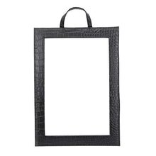 SALUTUYA Specchio da Parete Portatile in Pelle PU per toeletta da Viaggio per Regalo di Compleanno