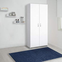 Homemania ARD537 Armadio Midilli, Bianco in Legno, 80 x 47 x 180 cm