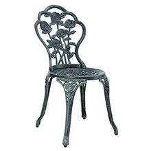 casa.pro Set da bistrot (3 Pezzi) (Verde) - in ghisa/Effetto Anticato