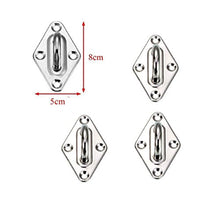 COSORO Kit di bulloneria per barca a vela M8 Heavy Duty Sun Shadow per triangolari e quadrati, rettangolari,304 Accessori per tende fisse in acciaio inossidabile