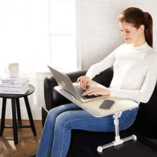 Amazon Basics - Tavolo regolabile e portatile per laptop, grande