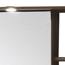 SB-Design Fresh B5 Pensile con specchio contenitore, 65x29x72 h cm, Castagno/Bianco