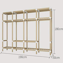 wardrobe Armadio Combinato, Armadio Doppio Contenitore Aperto A Casa, Armadio Pieghevole in Tessuto