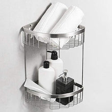 Tarente Multipurpose Doppio Strati di stoccaggio Angolo scaffale for scaffale Organizzatore da Bagno