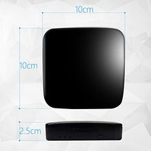 Bradoner Nuova Luce A Doppia Faccia Pieghevole A LED Portatile Specchio Portatile Ricarica Tesoro Specchio for Il Trucco ABS Nero Specchio di Bellezza Lente d'Ingrandimento Luce Notturna