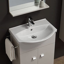Kiamami Valentina Composizione Bagno con Colonna SALVASPAZIO Grigio Perla CM 56+31