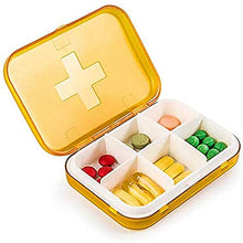 BANGSUN - Mini organizer portatile per pillole, per proteggere l'ambiente