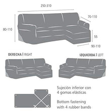 Eysa Aquiles Penisola Elastico Braccio Corto Sinistra Vista Frontale, Poliestere-Cotone, Grigio, 43x37x14 cm
