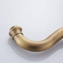 HYY-YY - Rubinetto per lavabo in rame anticato, colore: Nero antico spazzolato