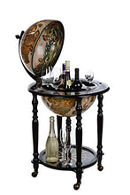 Birendy, grande carrello da bar con coperchio e ruote, a forma di mappamondo, in 4 colori a scelta (nero, bianco, lucido)