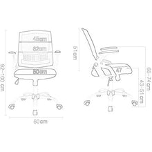 SXFYWYM Computer di casa Sedia Student Learning Moderna Studio Seduta ergonomica Sedia da Ufficio Sedia Girevole Sedia per Comfort,Arancia