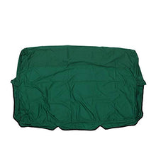 Winnerruby - Rivestimento per sedia a dondolo a 3 posti, impermeabile, 150 x 150 x 10 cm, nero/verde/caffè verde, 150 x 150 x 10 cm.