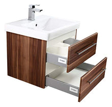 Mobile bagno con lavabo Villeroy & Boch Subway 2.0 60cm noce
