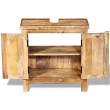 Mobile da Bagno Mobile da toeletta con Specchio e Foro per lavabo 60 x 30 x 60 cm Legno massello di Mango