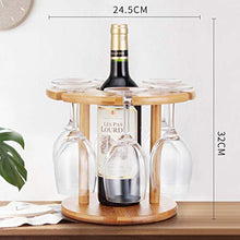 Wine Glass Rack Decorazioni Bottiglia di Vino Wine Rack Rack casa Wine Rack Espositore di Legno di bambù Coppa Rack