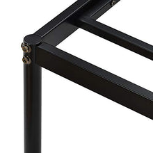 WGYDREAM Letto Base per Rete Solida in Metallo con Struttura del Letto Robusta Nera