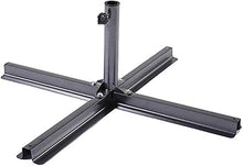 WGFGXQ Base per ombrellone in Metallo da 90 cm/3 Piedi, Base a Croce, Base per ombrellone da Giardino