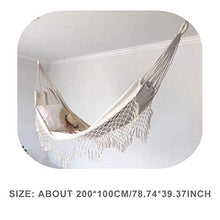 tulipit Amaca Larga Nappe di Cotone 200x100cm Amaca per Cortile Interno Giardino all'aperto Boosted