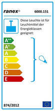 Ranex Lampadario Smartwares 6000.151 Amy – Tessuto – Nero