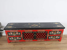 Yajutang Credenza in stile tibetano, realizzata a mano e dipinta a mano