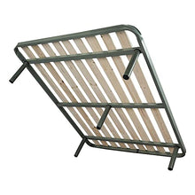 Comprarredo Rete matrimoniale a doghe verticali ortopedica 160 x 190 cm, dotata di Tavole in Legno massello da 9cm, con telaio in metallo, cinque piedi e triplo supporto anche per pesi importanti