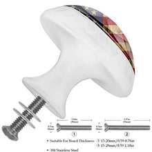 4 pcs White Cabinet Knobs for Kitchen Cabinets Bedroom Wardrobe Dresser Drawers USA Wood