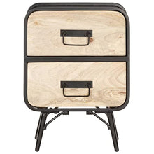 vidaXL Comodino 40x30x55 cm in Legno Massello di Mango