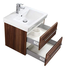 Mobile bagno con lavabo Villeroy & Boch Subway 2.0 55cm noce