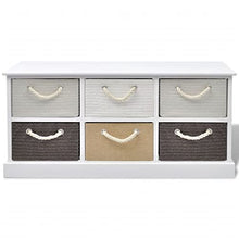 vidaXL Legno Paulownia Mobile da Interno con 6 Cassetti Cassettiera Cassapanca