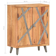 vidaXL Credenza 60x30x75 cm in Legno Massello di Acacia