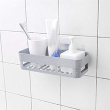 Mensola da bagno da cucina Supporto da parete per il bagno a doppia ventosa a ventosa per doccia