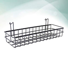 Topbathy, scaffale da Parete in Rete Metallica, Ideale da Appendere, per Alimenti, Posta, riviste, Ottimo in Cucina e in Bagno