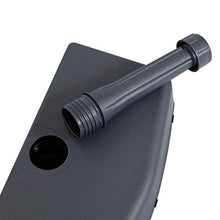 greemotion 462430 Supporto Base Quadrata per Ombrelloni da Parete, Grigio Antracite, 50x25x9 cm