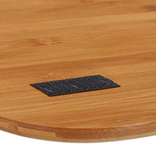Relaxdays Cuscino Poggia Computer bambù,Rimovibile con Manico,Supporto PC Portatile LxP 51x37 cm (Fino a 22”),Naturale