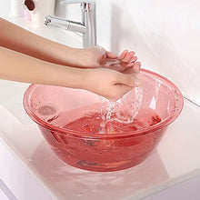 ZWMG Bacino di plastica Spessa in plastica Rotonda Grande lavabo di lavabo Piccolo lavabo Verdure può Essere utilizzato per la Frutta Adatta per Il Bagno Domestico (Grigio, Blu, Rosa)