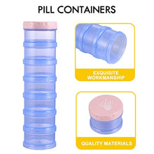 Cabilock Portapillole Settimanale Portapillole Settimanale Portapillole Settimanale a 7 Scomparti Portapillole da Viaggio Organizer Porta Vitamine per Borsa da Viaggio Tasca
