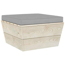 FAMIROSA Set Divani da Giardino su Pallet 6 pz con Cuscini Legno Abete-3541