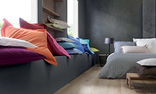 Blanc des Vosges C4H67P -05 Lenzuolo con Angoli, 120 x 190, 30 cm Altezza Collo del Piede, Colore Azzurro