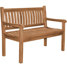 Teako Design - Panchina da giardino Arezzo in legno massiccio, larghezza 180 cm