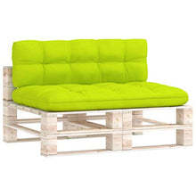 vidaXL Cuscini per Divano Pallet 2 pz Verde Brillante