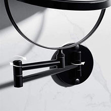 ZCCL Specchio per Il Trucco con Il Bagno Specchio Nero Specchio per Il Trucco da Parete Specchio per Il Trucco da Bagno Specchio per la Bellezza Pieghevole Lente d'Ingrandimento Specchi da Parete