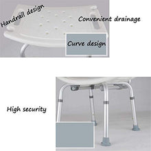TUHFG Sgabello per Doccia Sgabello Doccia Sedia da Bagno Portatile Sgabello Doccia Sedile da Bagno - Alluminio Leggero - - Altezza Regolabile 6 Sedia da Bagno