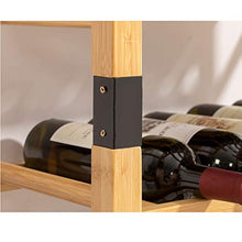 Summerone Bamboo Wine Rack, Piano Vino Scaffale Scaffale, Bottiglie Holder, freestanding Espositore for Cucina, dispensa, Cantina, dinging Camera (Dimensione : 3 Tier)