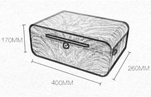 TYUIOO Desktop Cigar Humidor, Cedar & Leather Cigar Box di stoccaggio Bene Seal Design con Vassoio e divisore Regolabile, Vetro igrometro e umidificatore Rettangolo, Tiene 80-100 Sigari