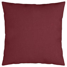vidaXL Cuscini Decorativi 4 pz Rosso Vino 50x50 cm in Tessuto