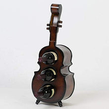 HLL Portabici per Vino, Legno Creativo Ornamenti Personalizzati Impermeabile Retrò Violino Legno Hotel Oggetti Di Punta Arredamenti