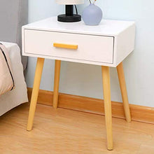 Comodino Creativo Domestica di Legno Solido Camera Mini Storage Box Camera Storage Box Studio 42X35X54cm all'Ingrosso FANJIANI (Color : White)